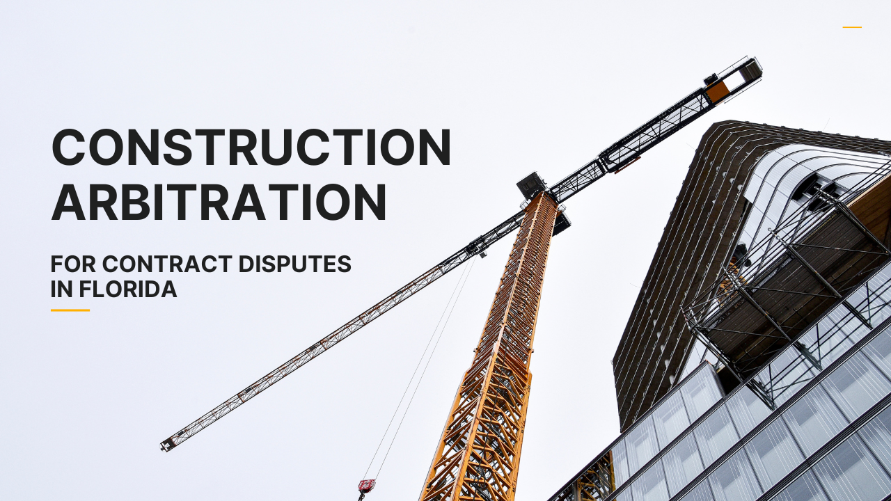 Construction Arbitration services