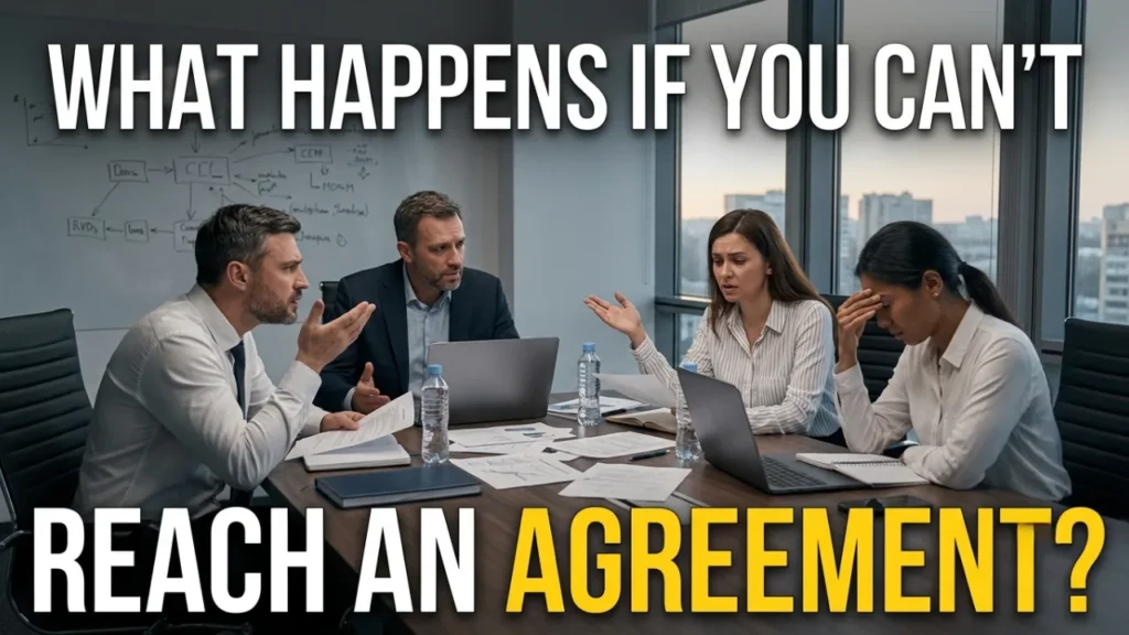 What Happens If You Can't Reach an Agreement?
